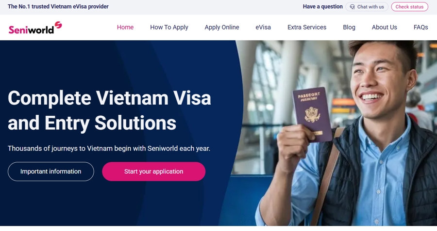 make evisa with seniworld