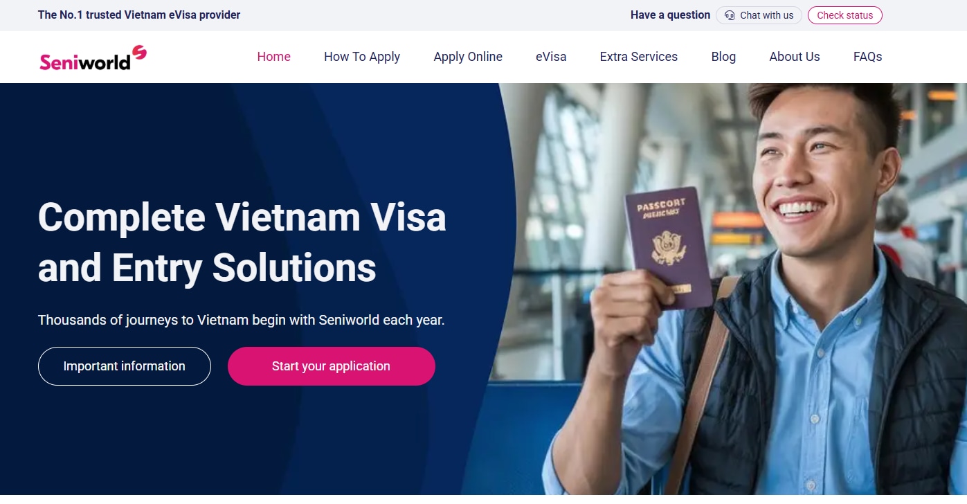 make evisa with seniworld